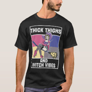Camiseta Grosso peso de las mujeres Gorras de Halloween con