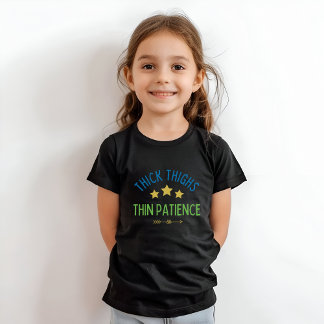 Camiseta Grossos y delgada paciencia: fácil y seguro