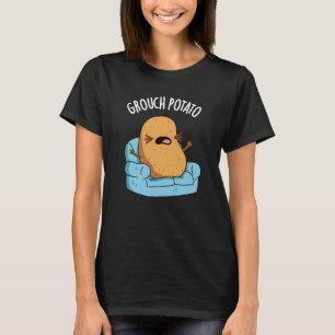 Camiseta Grouch Potato Funny Veggie Puns Dark BG