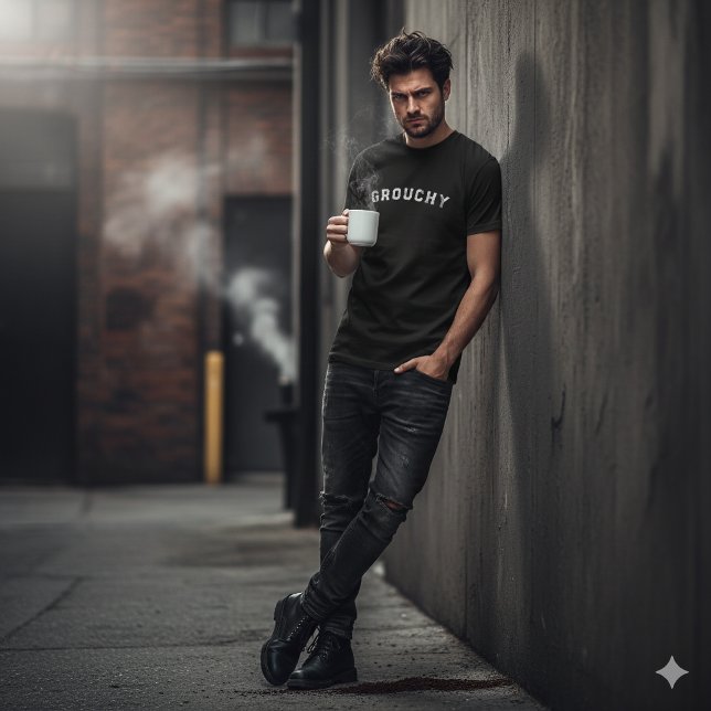 Camiseta Grouchy Mood Funny Quote T-Shirt (Subido por el creador)