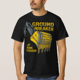 Camiseta Ground Breaker Dirt Work Division Construction