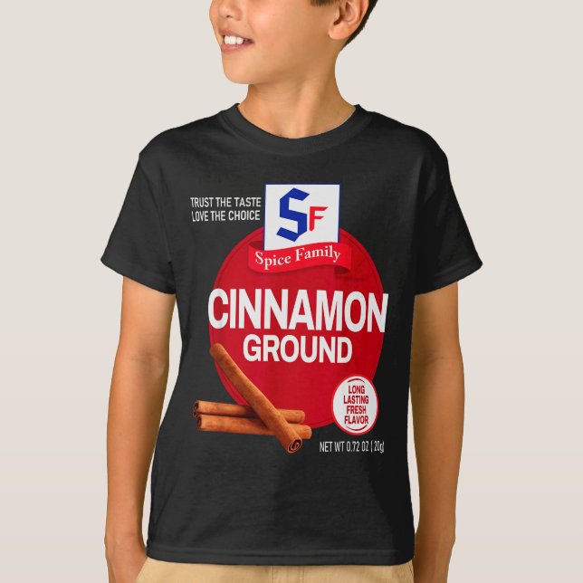Camiseta Ground Cinnamon Halloween Sce Costume Group Matchi (Anverso)