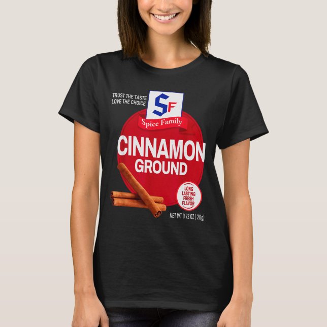 Camiseta Ground Cinnamon Halloween Sce Costume Group Matchi (Anverso)