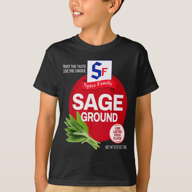 Camiseta Ground Sage Halloween Sce Costume Group Matching  (Anverso)