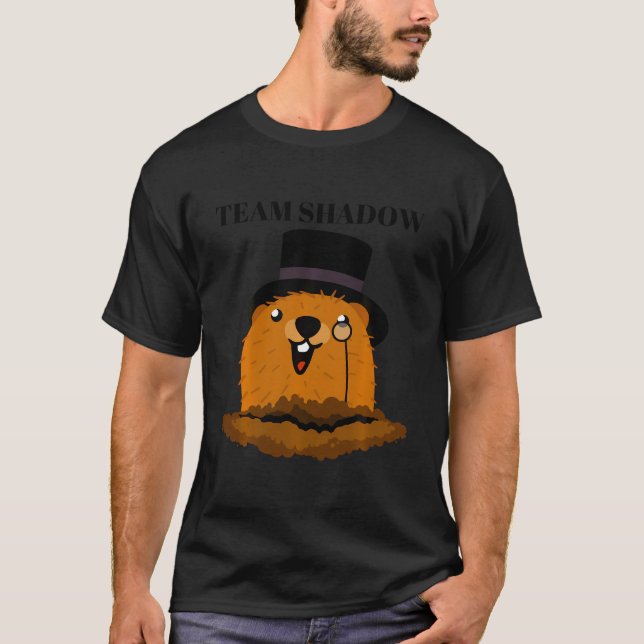 Camiseta Groundhog Day Funny Shadow Winter Spring Groundhog (Anverso)