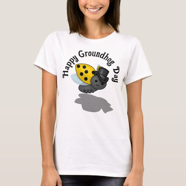 Camiseta Groundhog Day Ladybug (Anverso)