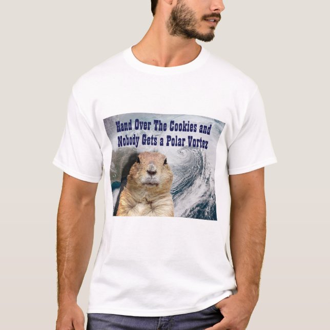 Camiseta Groundhog Day Polar Vortex (Anverso)