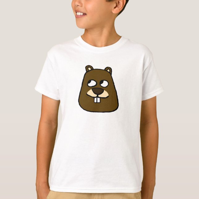 Camiseta Groundhog Face T-Shirt (Anverso)