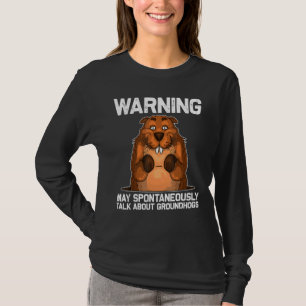 Camiseta Groundhog Para Hombres Mujeres Rodent Groundhog Dí
