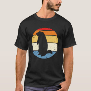 Camiseta Groundhog Retro Funny Woodchuck Tira del Día de la