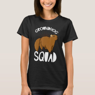 Camiseta Groundhog Woodchuck Marmot Animal Ground Squirrels