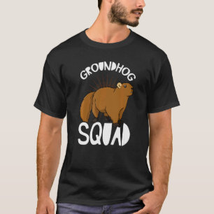 Camiseta Groundhog Woodchuck Marmot Animal Ground Squirrels