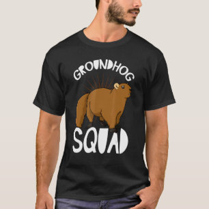 Camiseta Groundhog Woodchuck Marmot Animal Ground Squirrels
