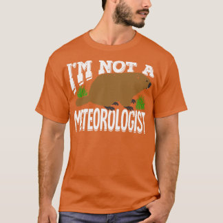 Camiseta Groundhog Woodchuck Meteorología Regalo del Meteor