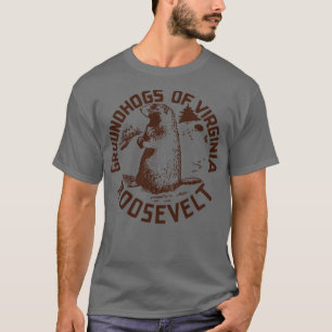 Camiseta Groundhogs de Virginia para Franklin D Roosevelt