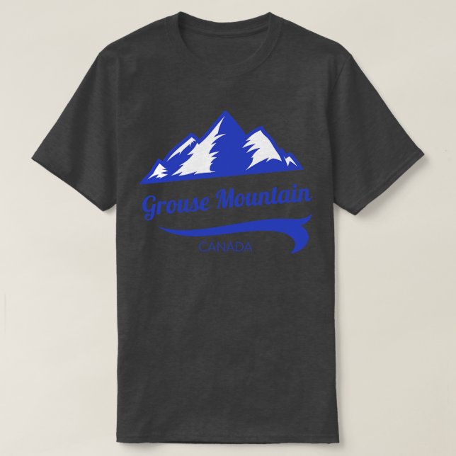 Camiseta Grouse Mountain ski Canadá 3 (Diseño del anverso)