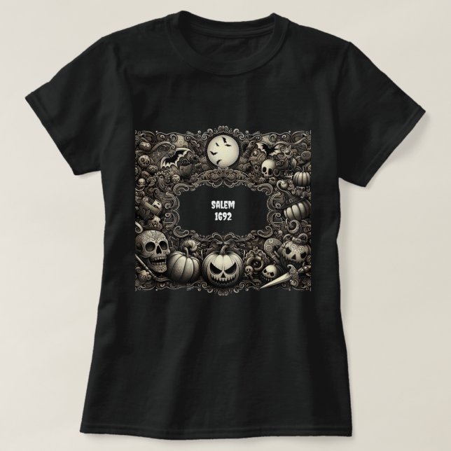 Camiseta Grove Image Halloween Salem (Diseño del anverso)