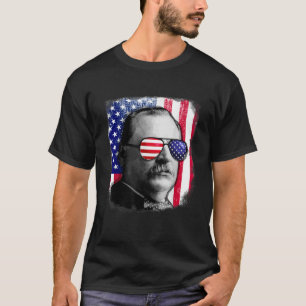 Camiseta Grover Cleveland bandera de los Estados Unidos 4 d