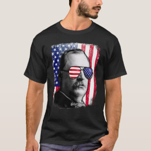 Camiseta Grover Cleveland bandera de los Estados Unidos 4 d