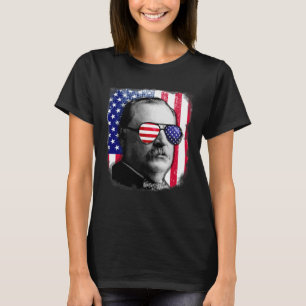 Camiseta Grover Cleveland Bandera Estadounidense 4 De Julio