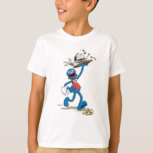 Camiseta Grover el camarero vintage (Anverso)