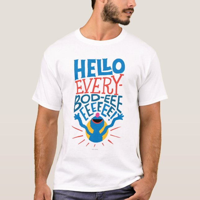 Camiseta Grover Hello (Anverso)