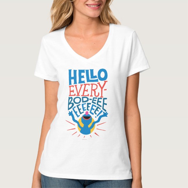 Camiseta Grover Hello (Anverso)