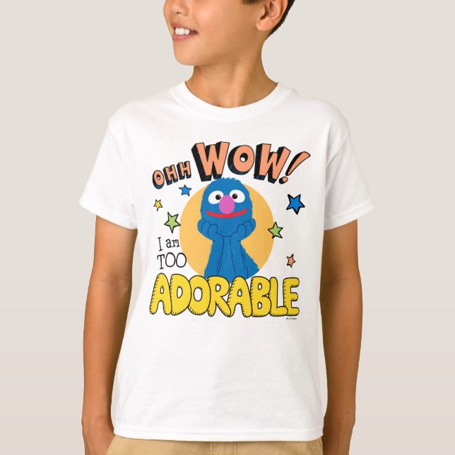 Camiseta Grover | Soy Demasiado Adorable (Anverso)