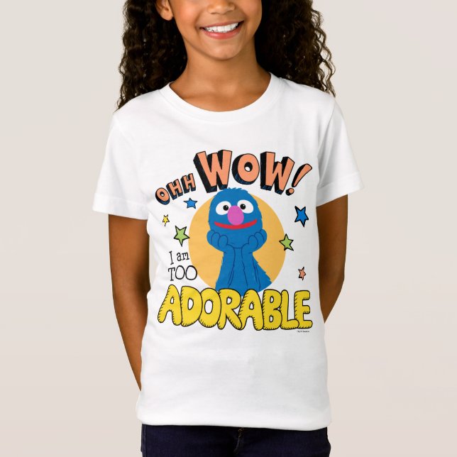 Camiseta Grover | Soy Demasiado Adorable (Anverso)