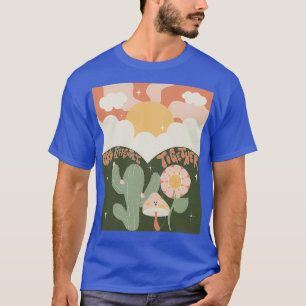Camiseta Grow Differently Together Flower Cactus and Mushro