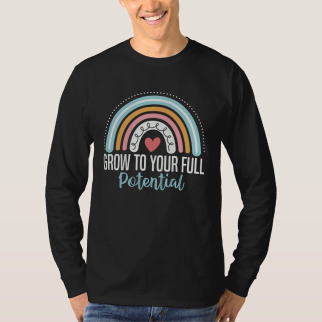Camiseta Grow To Your Full Potential Occupational Therapy Q (Anverso)