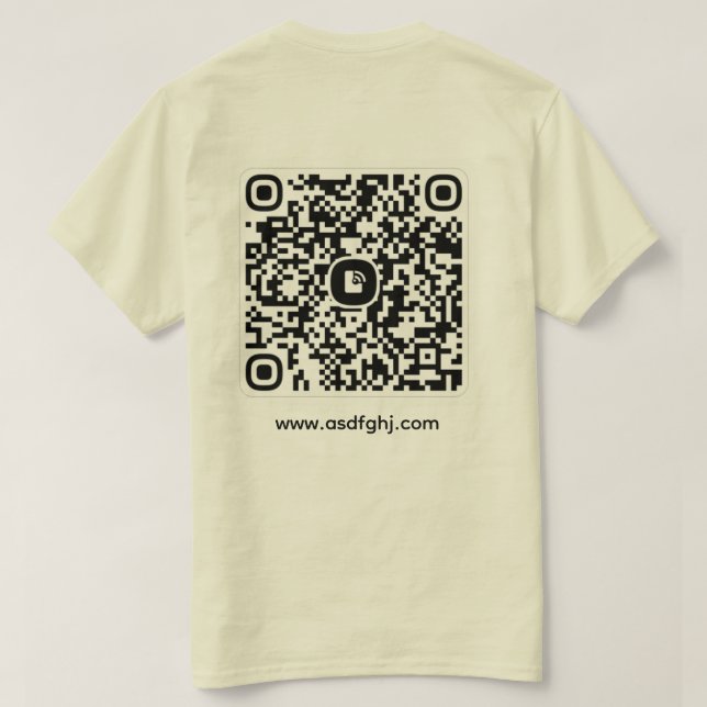 Camiseta Grow your business  (Reverso del diseño)