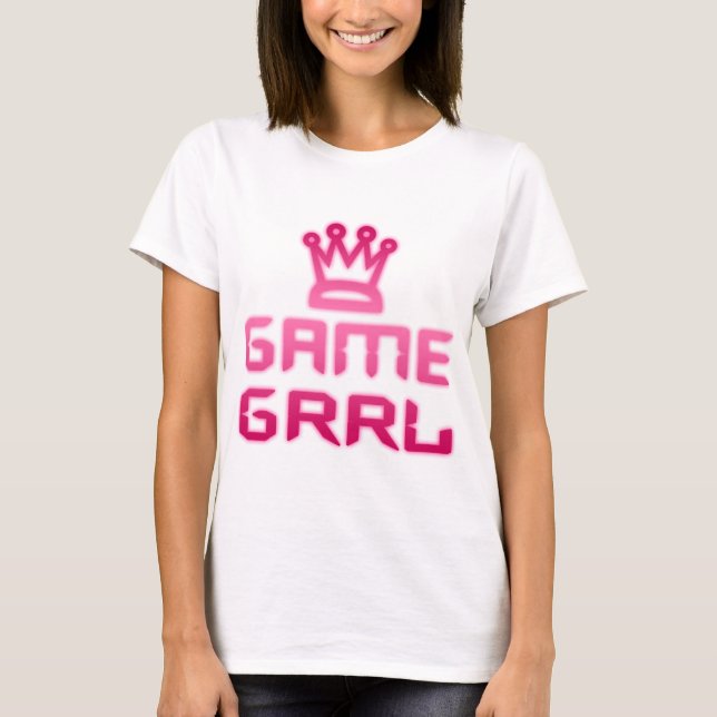 Camiseta grrl del juego (Anverso)