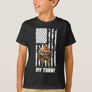 Camiseta Gru Gru Mi Turno Divertida Bandera De Estados Unid
