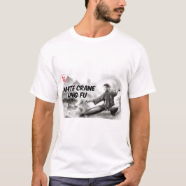 Camiseta Grúa blanca Kung Fu