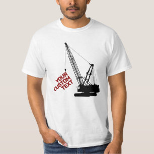 Camiseta Grúa de construcción