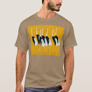 Camiseta Grúa de la corona roja japonesa por Ogata Korin