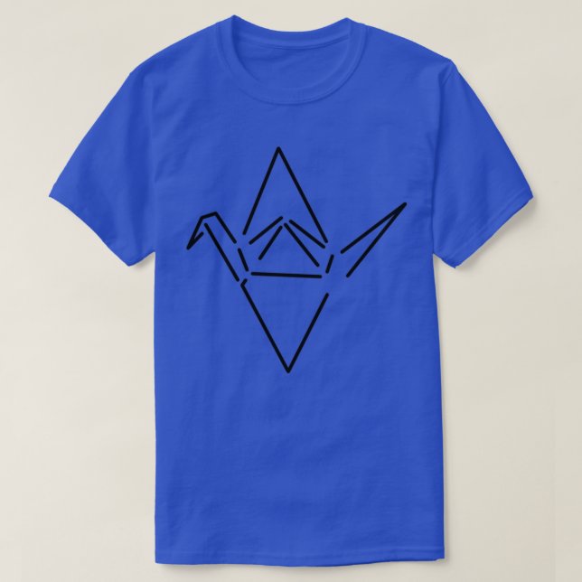 Camiseta Grúa de origami 55 (Diseño del anverso)