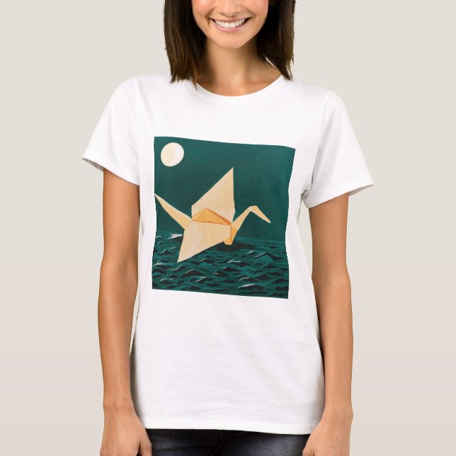 Camiseta Grúa de papel (Anverso)