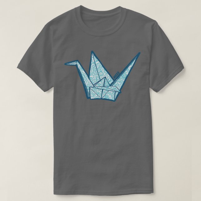 Camiseta Grúa de papel2 (Diseño del anverso)