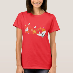 Camiseta Grúas de Origami