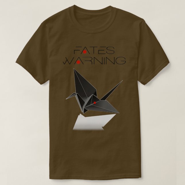 Camiseta grúas de papel de calentamiento (Diseño del anverso)