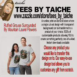 Camiseta Gruesa Rufada Rodeada De Flor De Laurel De Montaña