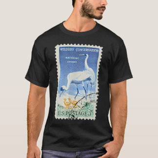 Camiseta Grulla Americana Sello Vintage Grulla Americana