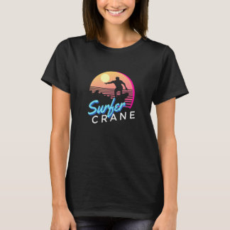Camiseta Grulla Surfista Vintage Verano Estilo Vintage Vera