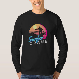 Camiseta Grulla Surfista Vintage Verano Estilo Vintage Vera