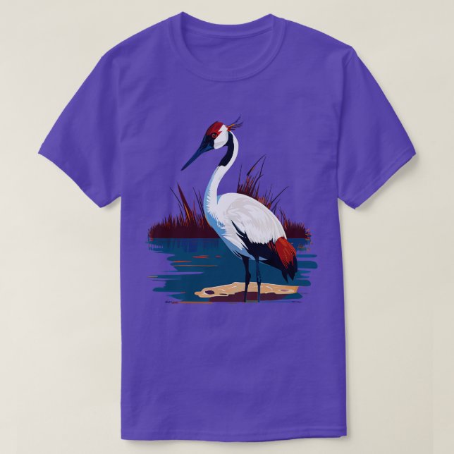 Camiseta Grulla Trompetera (Diseño del anverso)