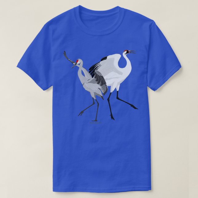 Camiseta Grullas de Norteamérica (Diseño del anverso)