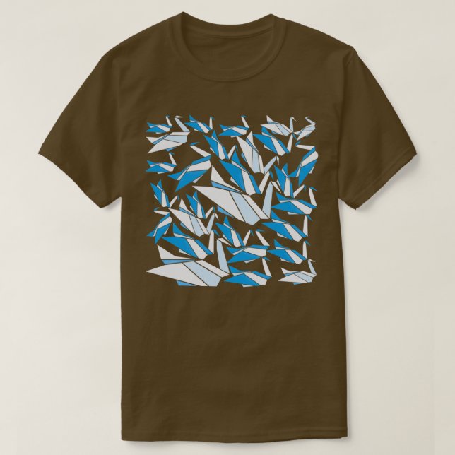 Camiseta Grullas de papel 10 (Diseño del anverso)