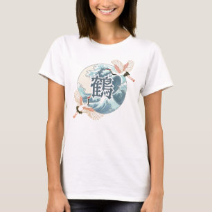 Camiseta Grullas japonesas